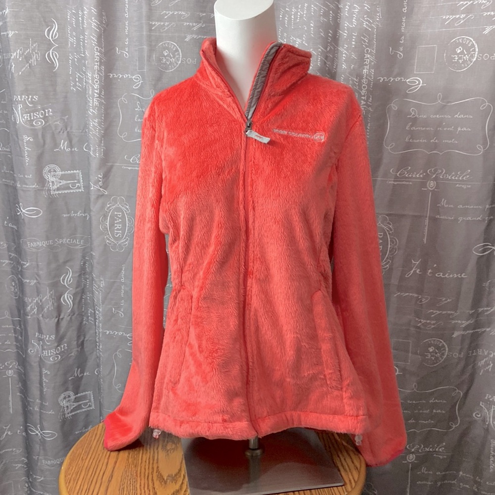 Free Country full zip fleece wmns. med. bright coral color